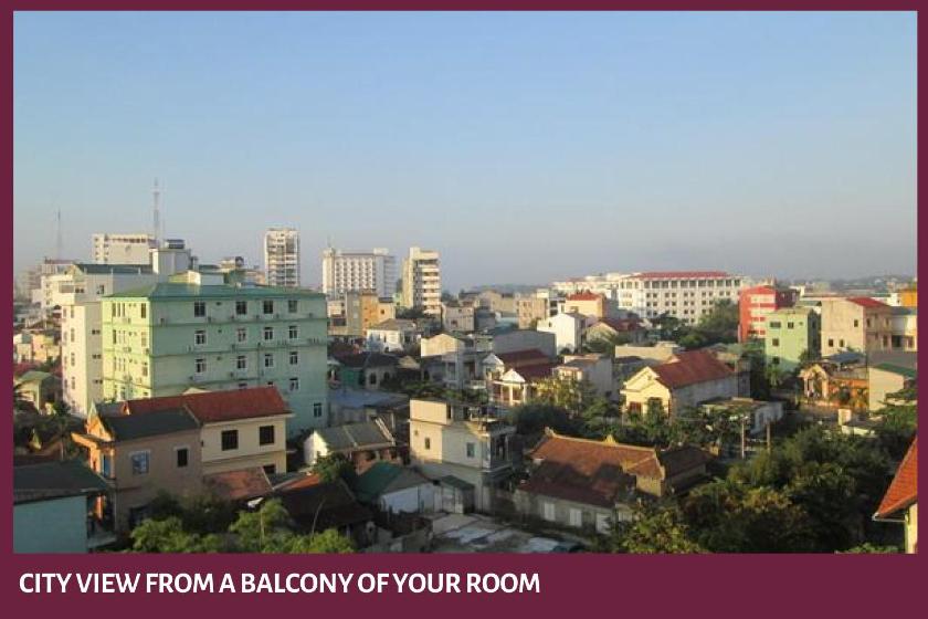 Phòng Deluxe 2 Giường Đơn có Ban công và Nhìn ra Thành phố