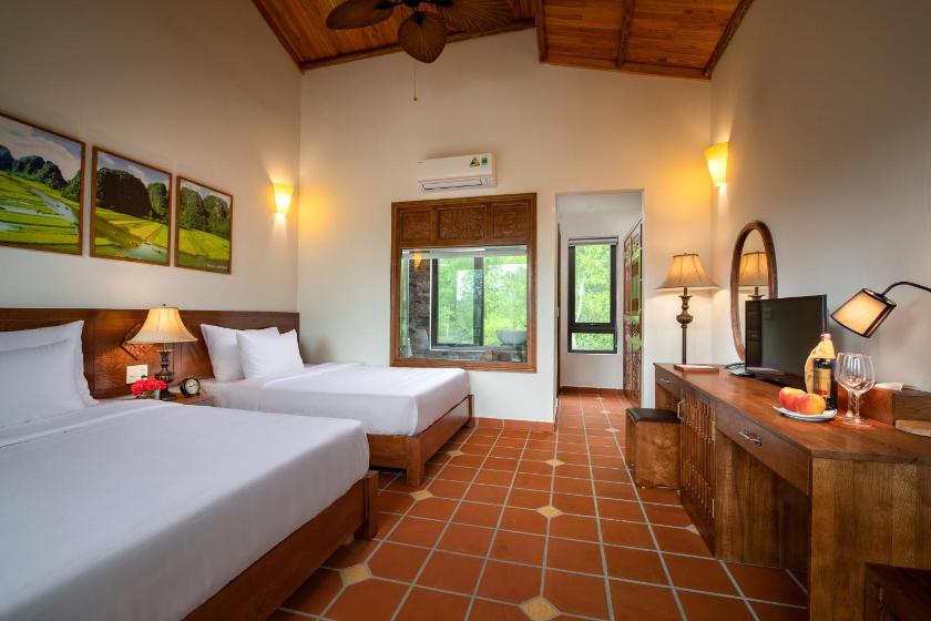 Phòng Deluxe Giường Đôi/2 Giường Đơn Nhìn Ra Vườn