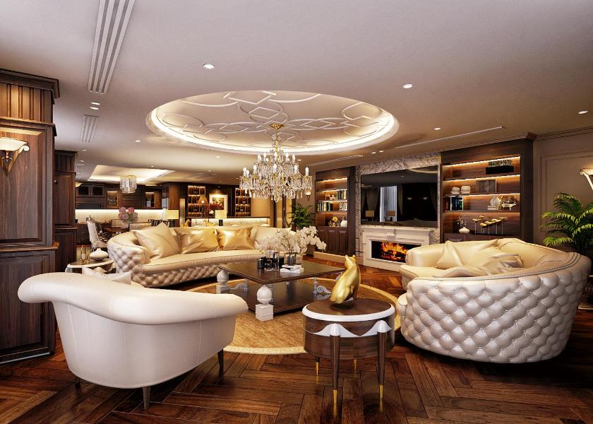 Suite Hạng Tổng Thống Với 2 Giường Cỡ King