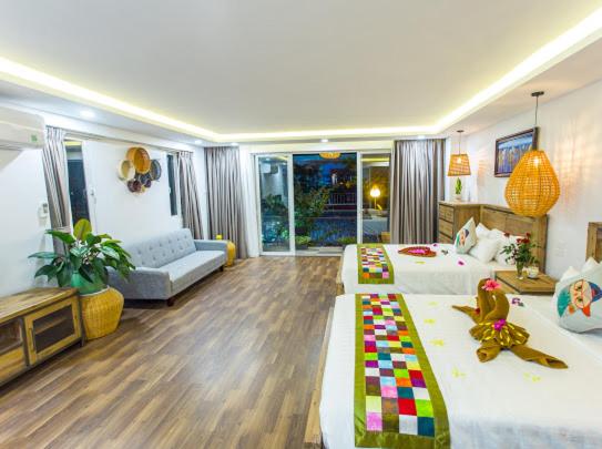 Phòng Gia đình Nhìn ra Vườn