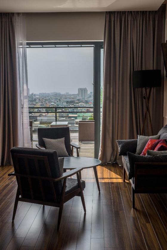 Suite Queen với Sân hiên Suite Queen với Sân hiên