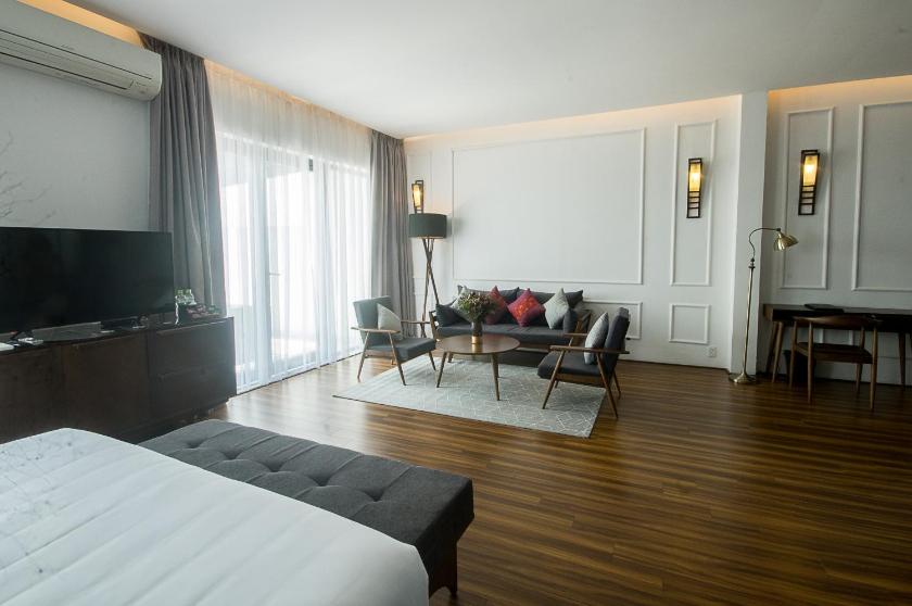 Suite Queen với Sân hiên Suite Queen với Sân hiên