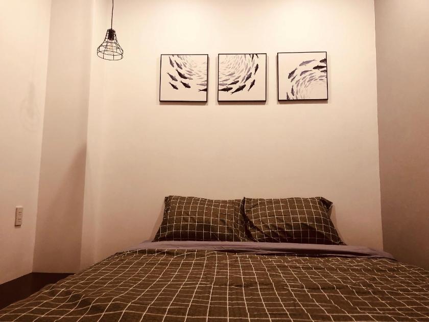 Phòng Giường Đôi Với Phòng Tắm Chung