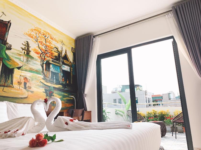 Phòng Giường Đôi Có Sân Trong