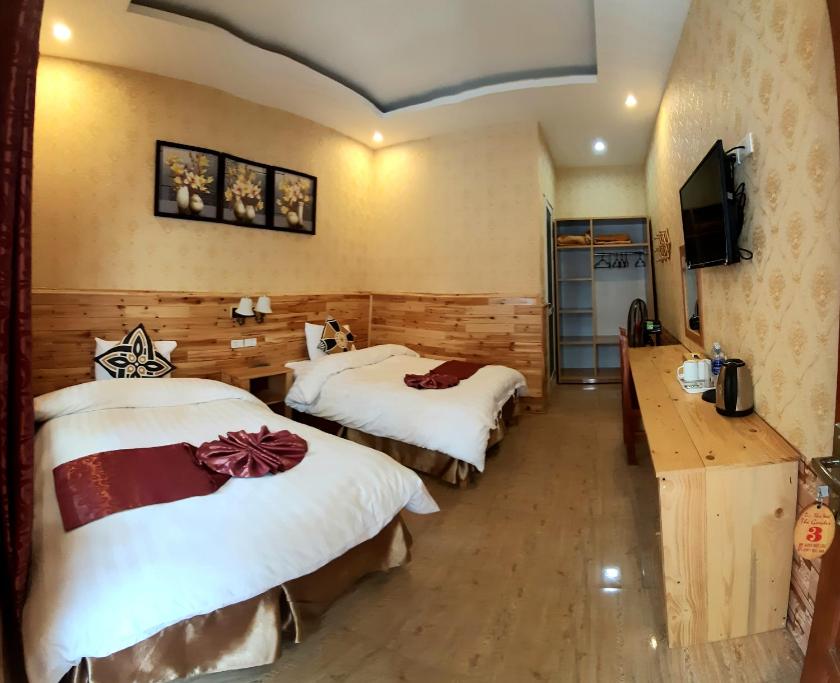 Phòng Giường Đôi/2 Giường Đơn Nhìn Ra Vườn