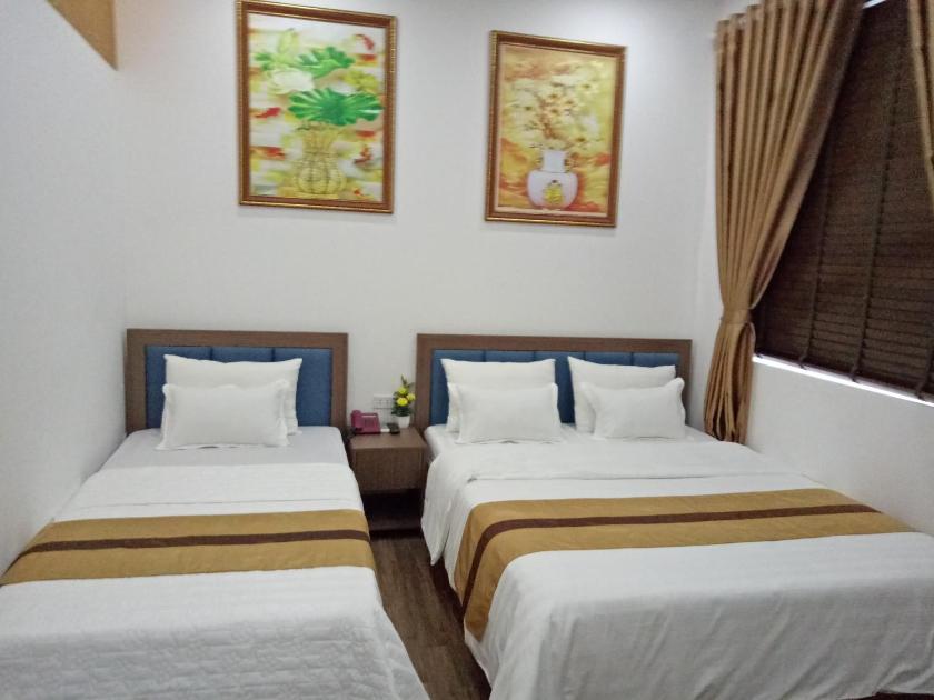 Phòng gia đình với phòng tắm riêng.