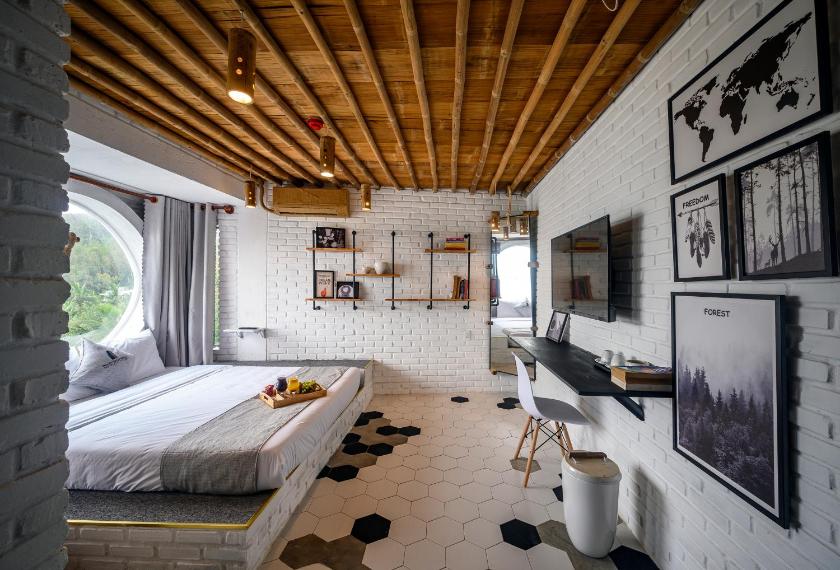 Phòng Deluxe Giường Đôi Nhìn Ra Biển