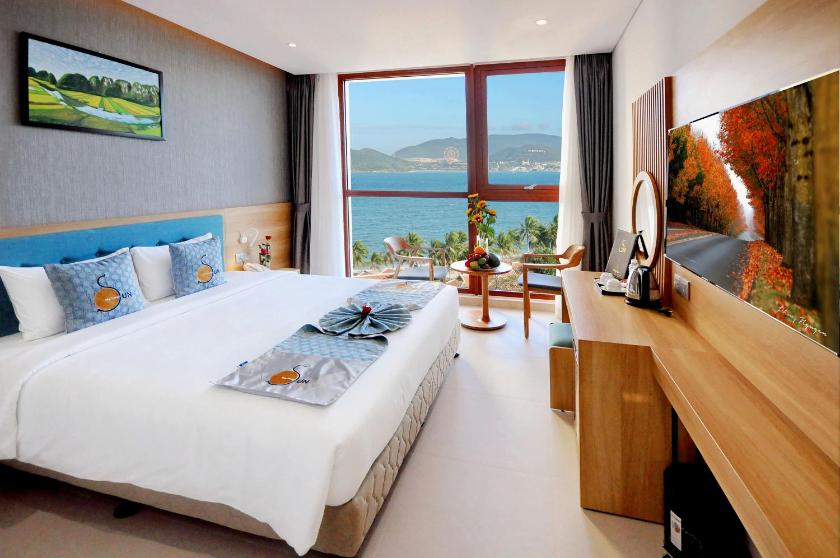 Phòng Deluxe Giường Đôi Nhìn Ra Biển Phòng Deluxe Giường Đôi Nhìn Ra Biển