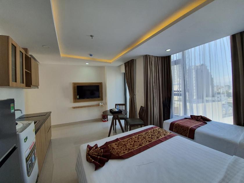 Phòng cho 3 người có Ban Công