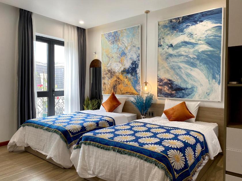 Phòng 2 giường đơn có ban công