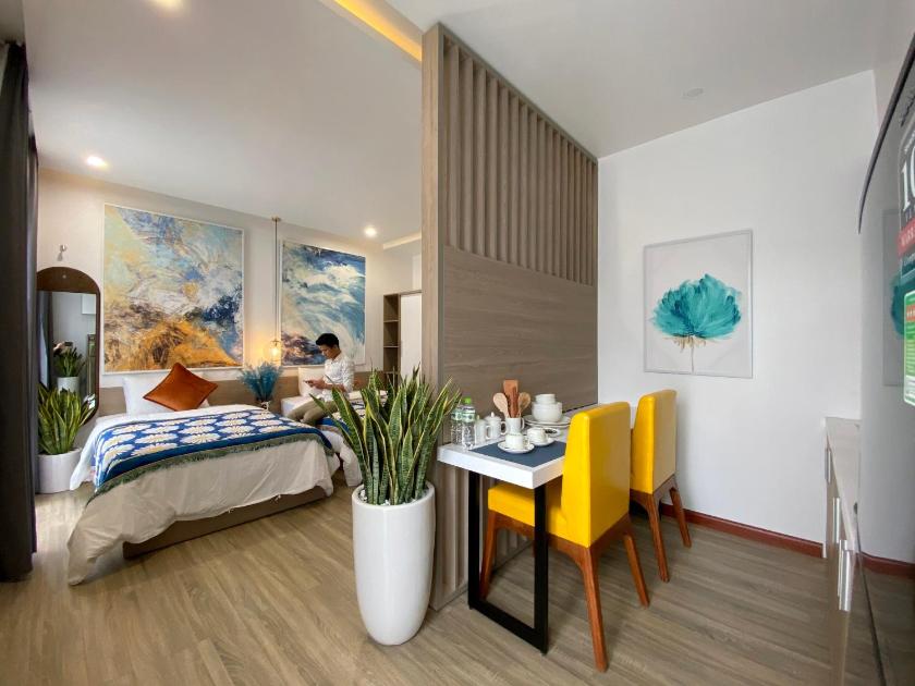 Phòng 2 giường đơn có ban công