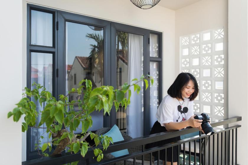 Phòng 2 giường đơn có ban công