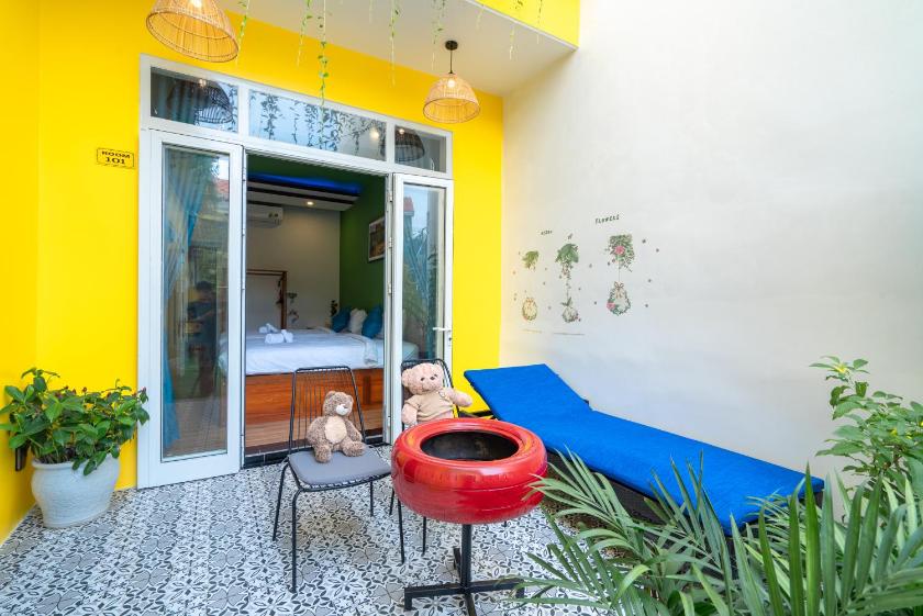 Phòng 2 Giường Đơn Có Sân Hiên Phòng 2 Giường Đơn Có Sân Hiên