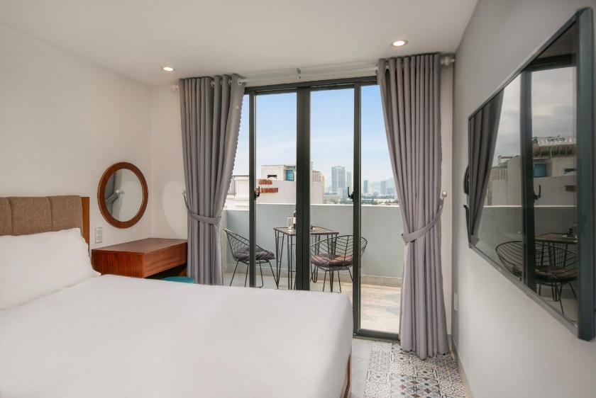 Căn Hộ Có Sân Hiên Và Giường Sofa Căn Hộ Có Sân Hiên Và Giường Sofa