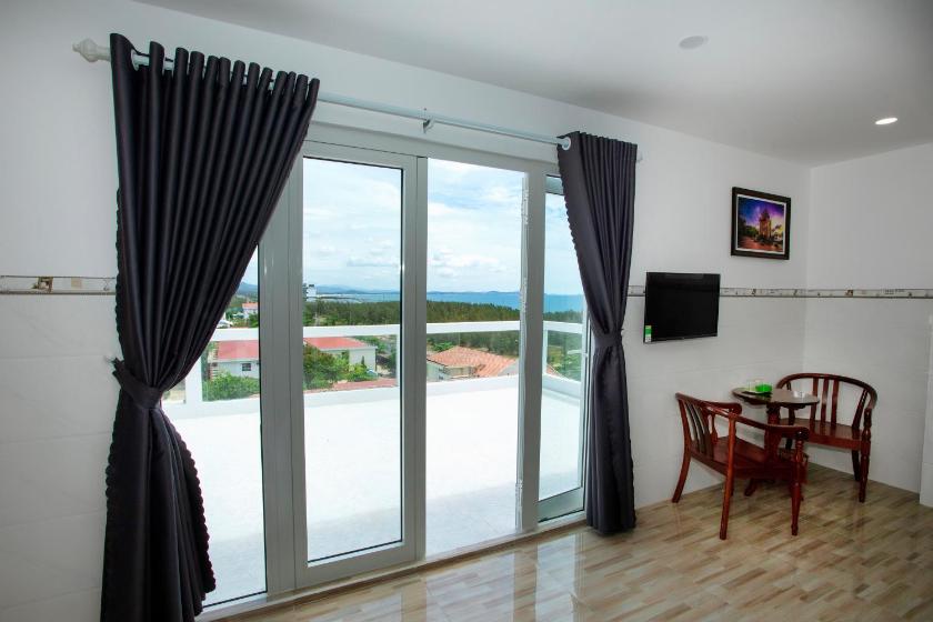 Phòng Deluxe Giường Đôi Với Ban Công và Tầm Nhìn Ra Biển