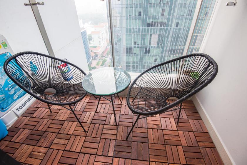 Suite có giường cỡ King với ban công