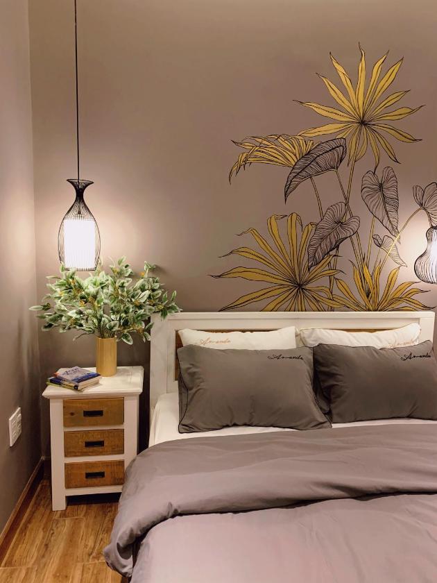 Phòng Có Giường Cỡ Queen Nhìn Ra Vườn