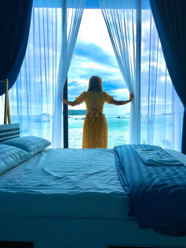 Phòng Giường Đôi có Ban công và Nhìn ra Biển Phòng Giường Đôi có Ban công và Nhìn ra Biển