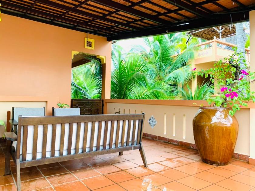 Phòng Deluxe Giường Đôi Với Sân Hiên - Tầng Thượng