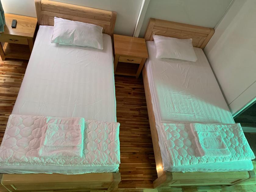 Phòng 2 Giường Đơn Nhìn Ra Khu Vườn