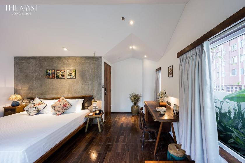 Phòng Serene Giường Đôi Ở Góc Có Ban Công