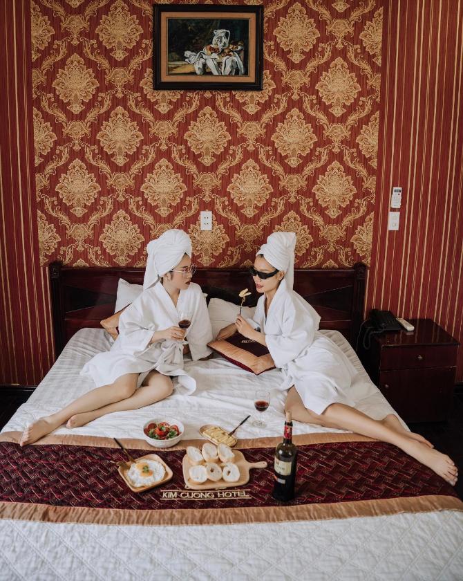 Phòng Superior 2 giường đơn nhìn ra cảnh thành phố