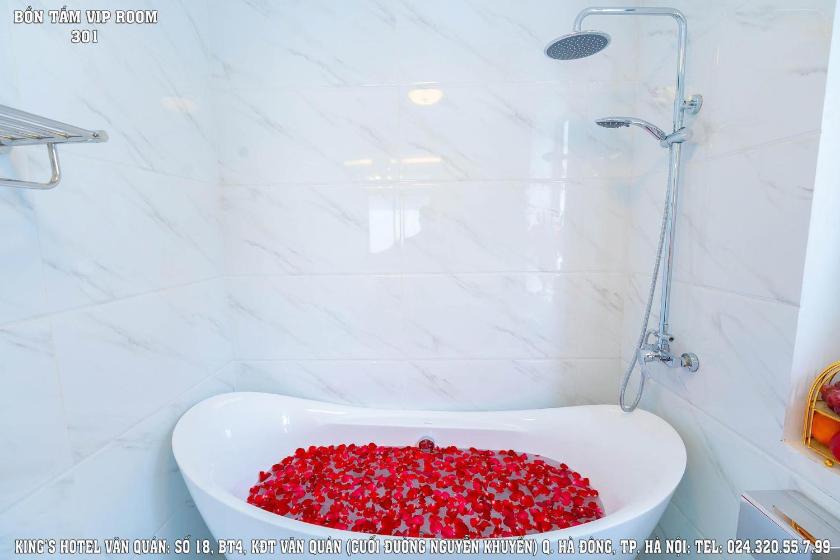 Phòng có giường cỡ King với Bồn tắm Spa