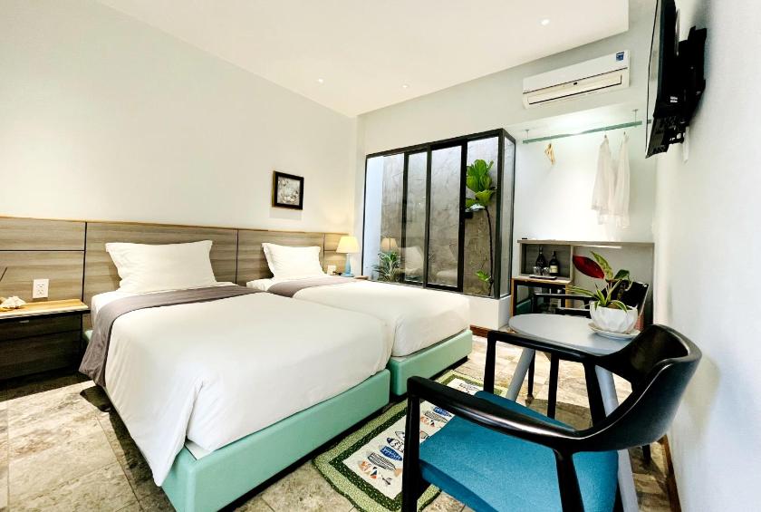 Phòng 2 Giường Đơn Với Phòng Tắm Riêng