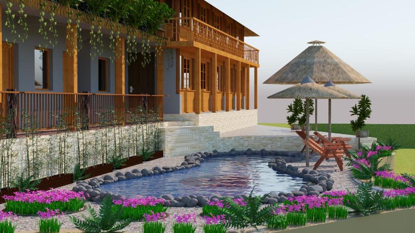 Phòng Giường Đôi Nhìn Ra Núi