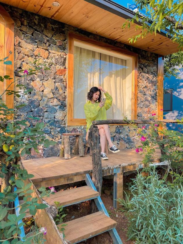 Phòng Giường Đôi Nhìn Ra Vườn