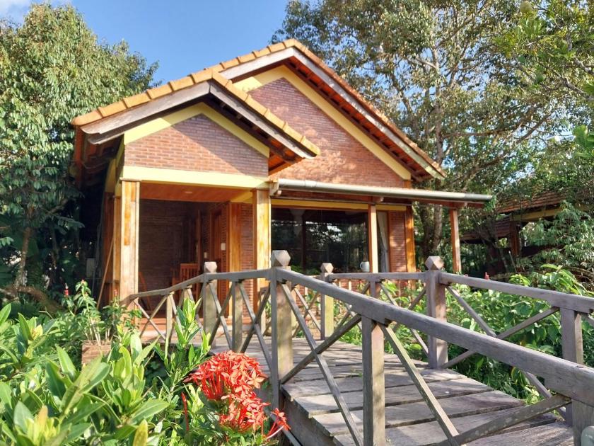 Phòng 4 người nhìn ra vườn