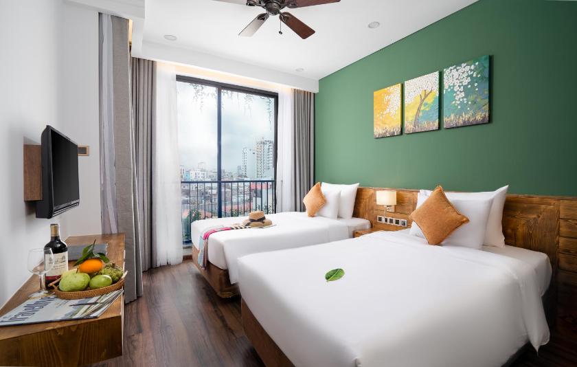 Phòng 4 Người có Ban công và Nhìn ra Thành phố