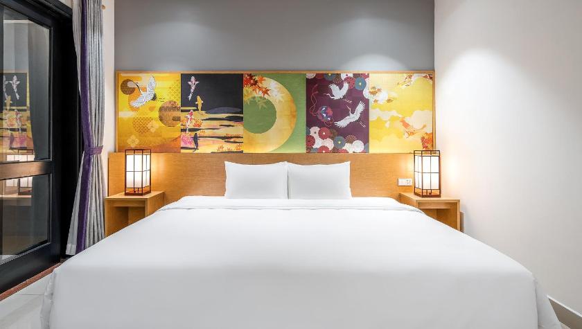 Phòng Hinode Giường Đôi Nhìn Ra Vườn - Bao Gồm Suối Nước Nóng & Công Viên Nước