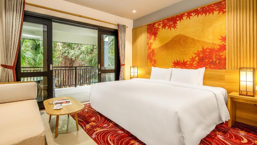 Phòng Hinode Giường Đôi Nhìn Ra Vườn - Bao Gồm Suối Nước Nóng & Công Viên Nước