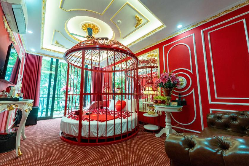 Phòng có giường cỡ King với Bồn tắm Spa