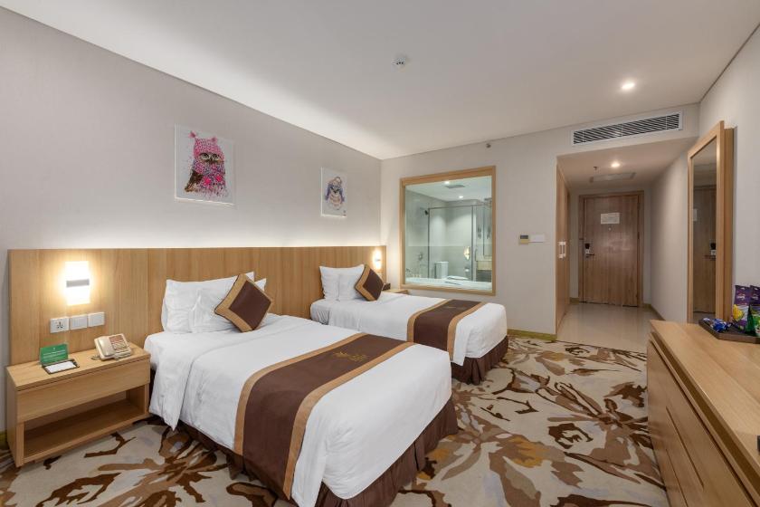 Phòng Premium 2 Giường Đơn có Ban công 