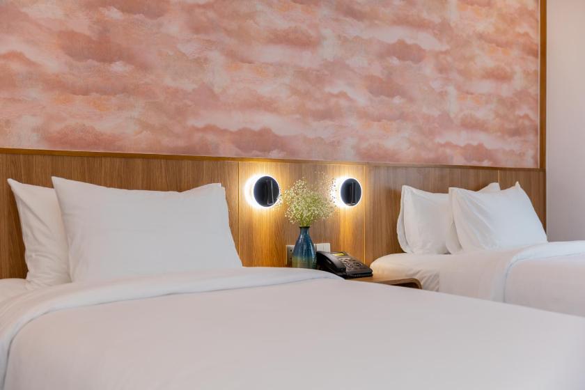 Phòng 2 giường đơn có ban công