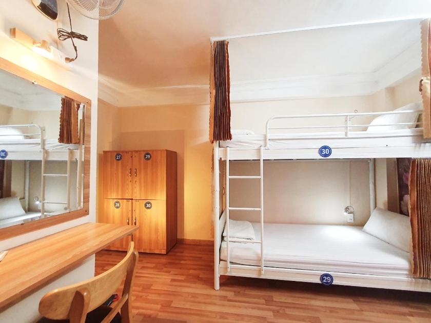 Giường trong Phòng ngủ tập thể 4 người Giường trong Phòng ngủ tập thể 4 người