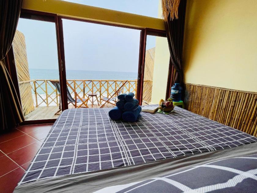 Phòng Giường Đôi có Ban công và Nhìn ra Biển