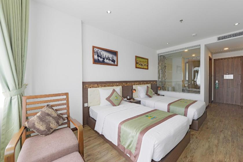 Phòng Deluxe 2 Giường Đơn Nhìn Ra Sông Phòng Deluxe 2 Giường Đơn Nhìn Ra Sông