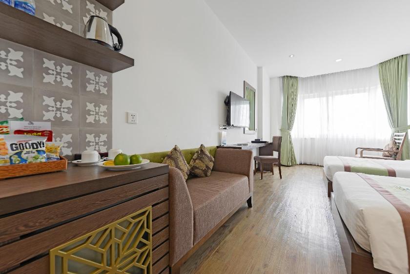 Phòng Deluxe 2 Giường Đơn Nhìn Ra Sông Phòng Deluxe 2 Giường Đơn Nhìn Ra Sông