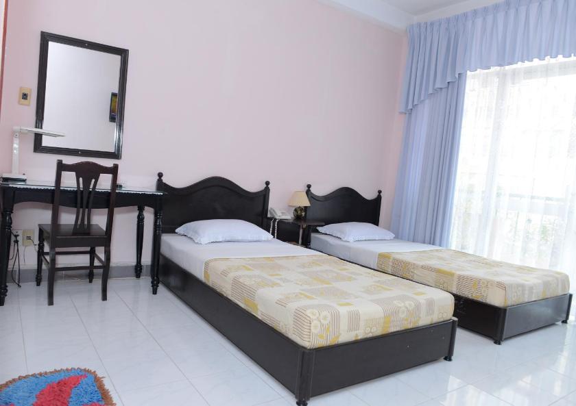 Phòng 2 giường đơn có ban công