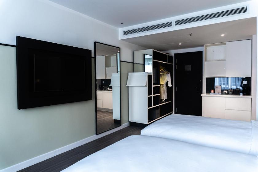 Phòng Deluxe 2 Giường Đơn Nhìn Ra Thành Phố