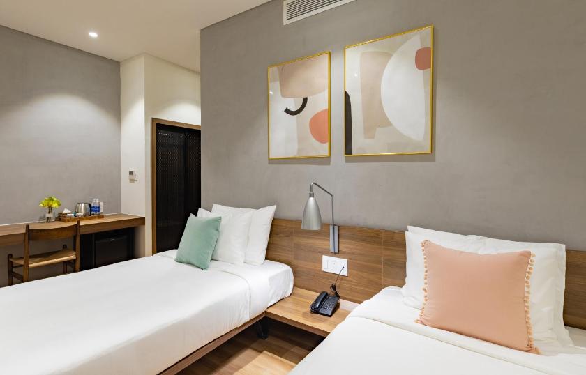 Phòng Superior 2 Giường đơn Không có Cửa sổ