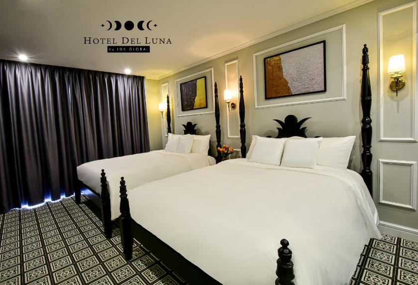 Phòng Deluxe 2 Giường Đơn có Ban công và Nhìn ra Thành phố