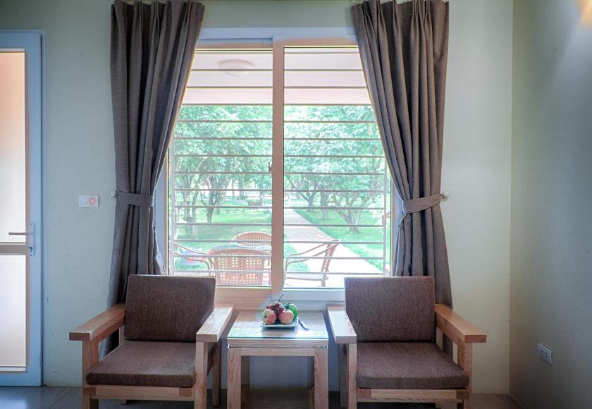 Phòng 2 Giường Đơn Nhìn Ra Khu Vườn