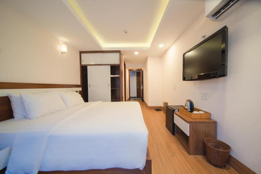 Phòng Giường Đôi có Ban công và Nhìn ra Biển