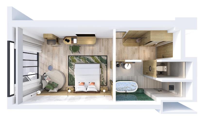 Phòng Deluxe Giường Đôi Có Ban Công Phòng Deluxe Giường Đôi Có Ban Công