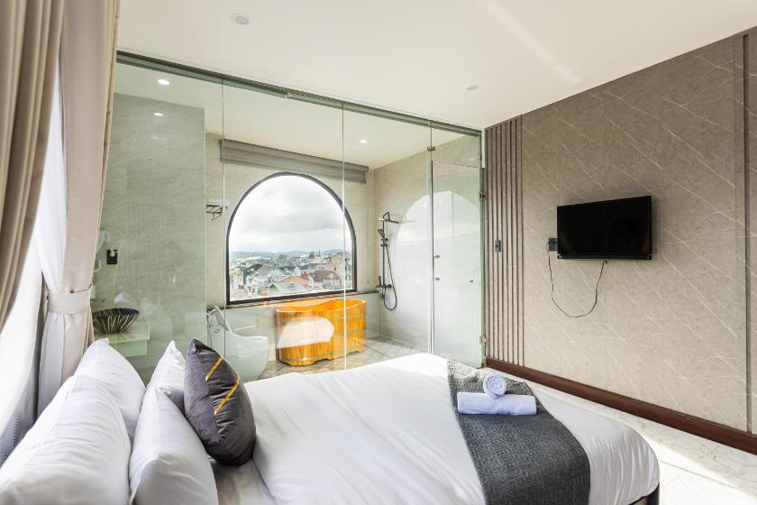 Phòng Deluxe Giường Đôi Có Bồn Tắm Phòng Deluxe Giường Đôi Có Bồn Tắm