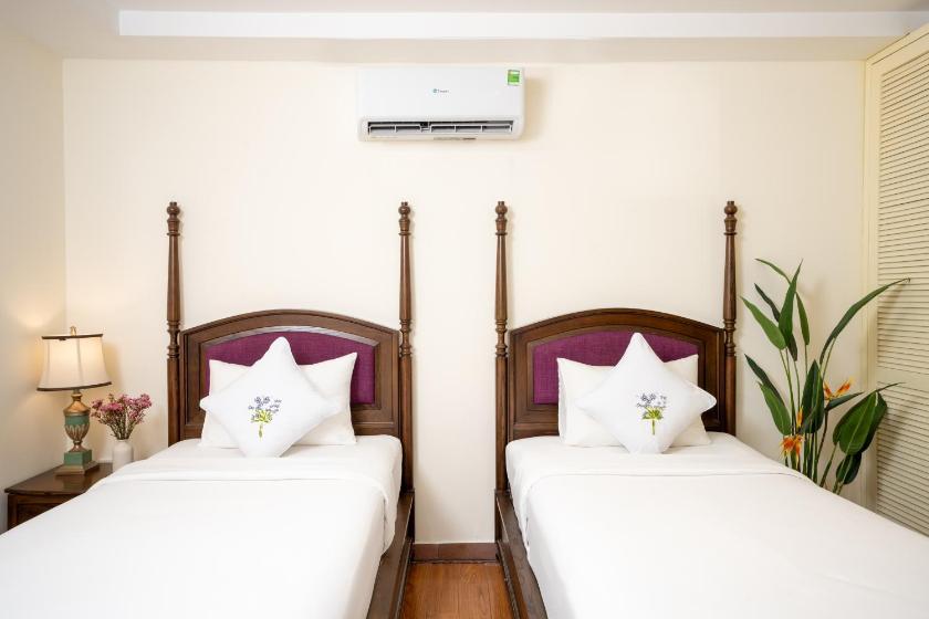 Phòng Deluxe 2 Giường Đơn Không Có Cửa Sổ 